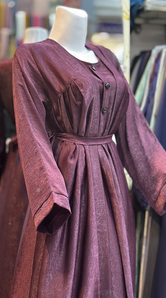 Velvet Jacket Abaya